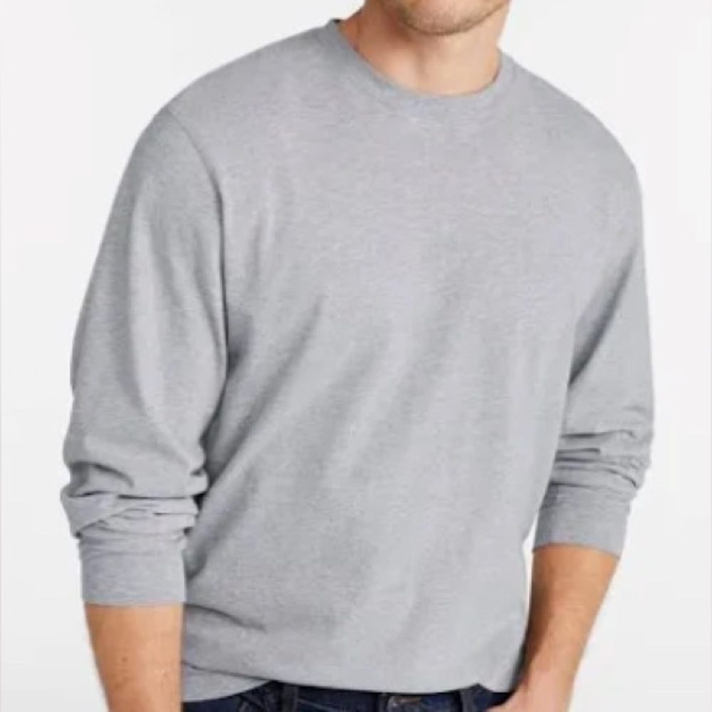 L.L.Bean men’s‎ long gray sleeves shirt /large Tall